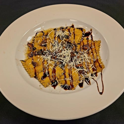 Butternut Squash Ravioli.