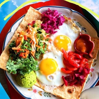 2 Organic Egg Breakfast - Vegetarian & Gluten Free option