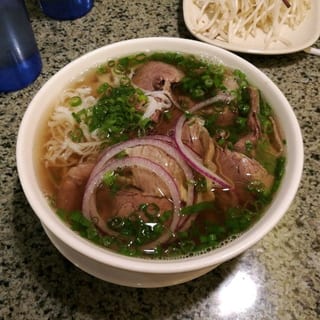 26. Pho Chin Nam Gau Bo Vien Sach / Noodles with Well Cooked Lean Beef, Brisket, Beef Ball & Tripe