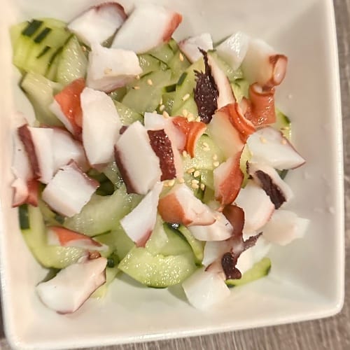 Sunomono Octopus Salad.