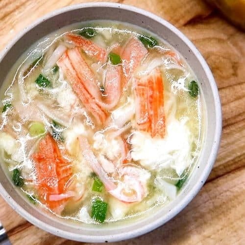 Shrimp & Crab Meat Noodle Soup.