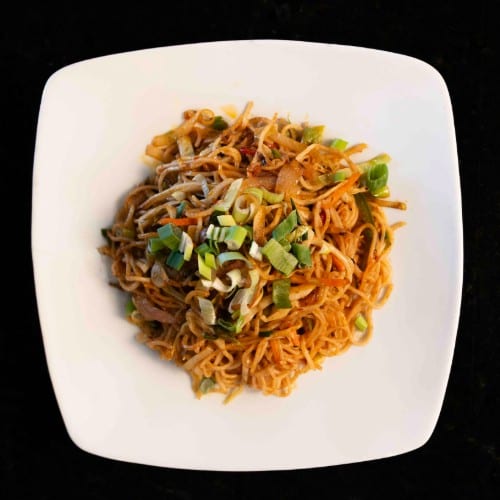 Veg Schezwan Noodles.