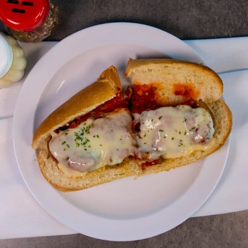 Lunch Chicken Parm Roll.