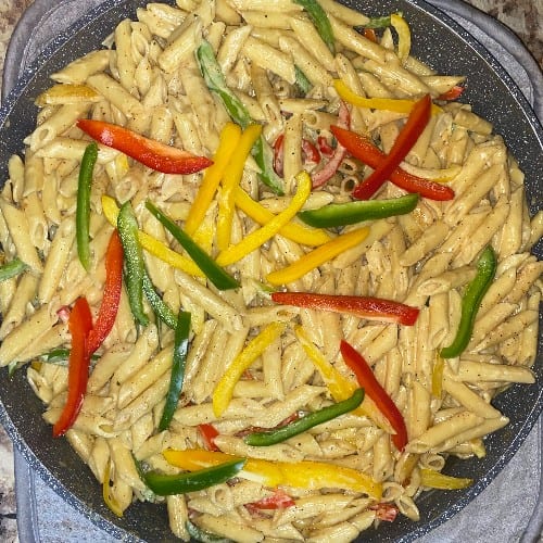 Jerk Rasta Pasta.