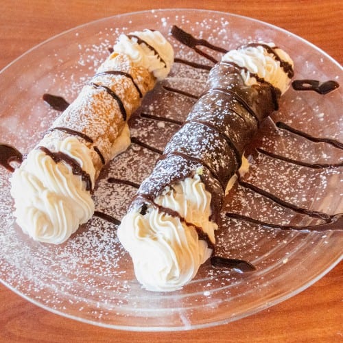 Chocolate Cannoli.