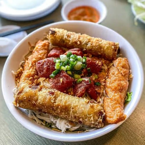 Dry / Rice Vermicelli Noodle Bowl (3 Items Combo).