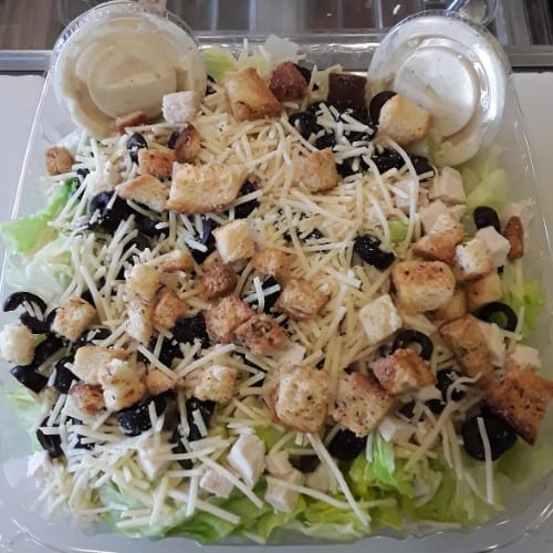 Chicken Caesar Salad.