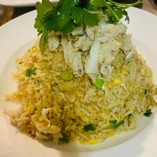 Crabmeat Fried Rice.