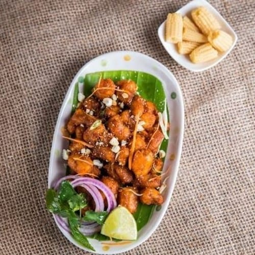 Karam Podi Babycorn.