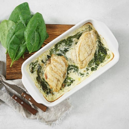 Chicken & Spinach.