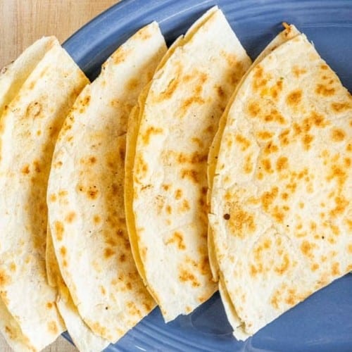 Lunch Twin Quesadilla.