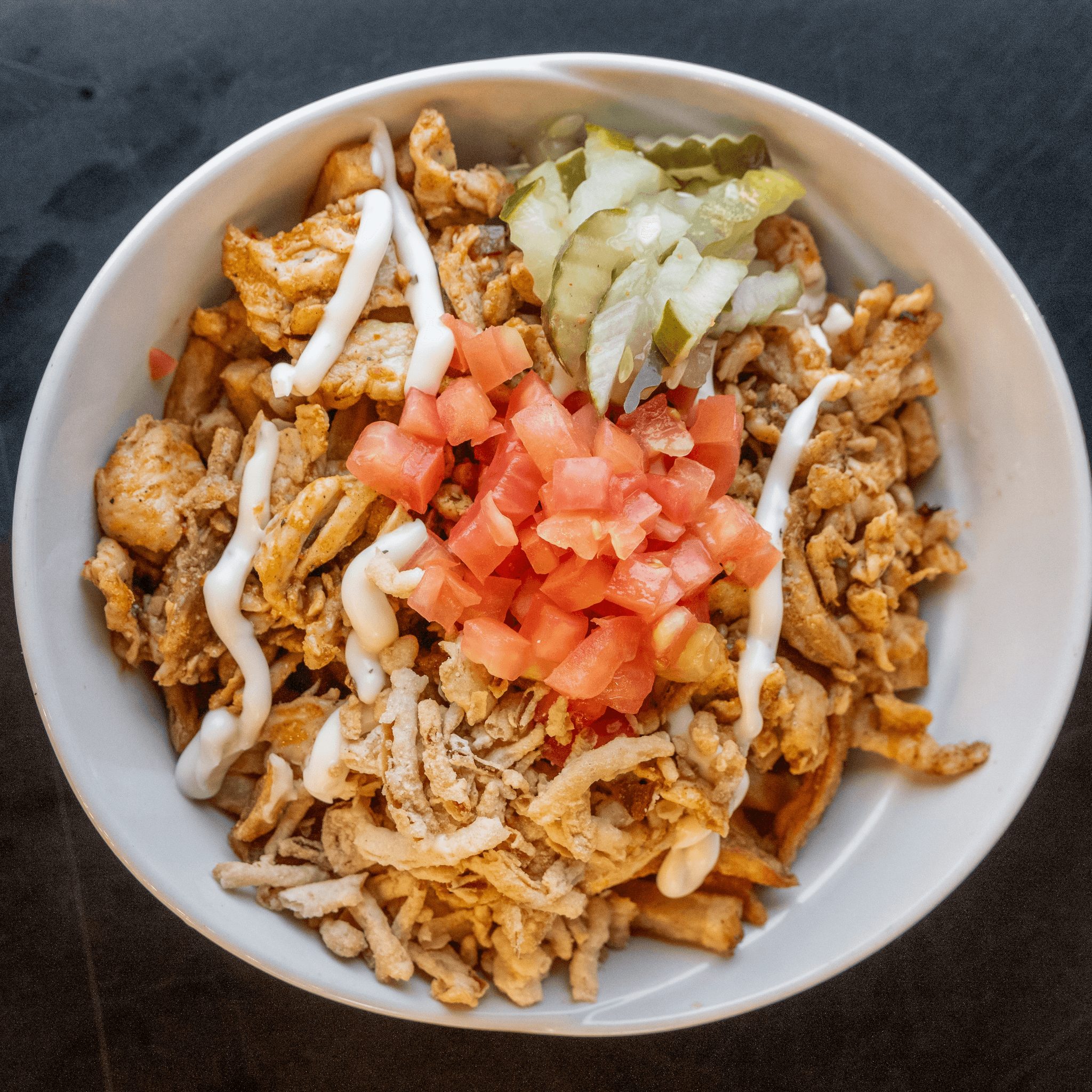 Chicken Shawarma Poutine.