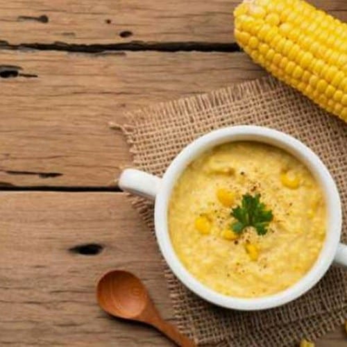 Sweet Corn Soup.