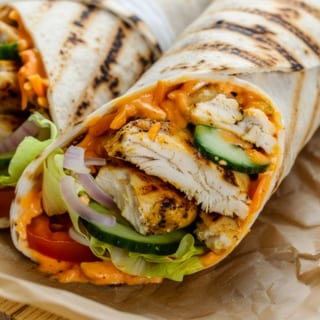 Grilled Chicken Mediterranean Wrap