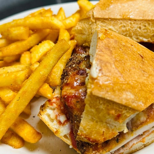 Chicken Parm Sandwich.