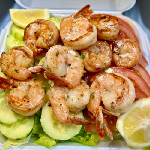 Grilled Shrimp Salad.
