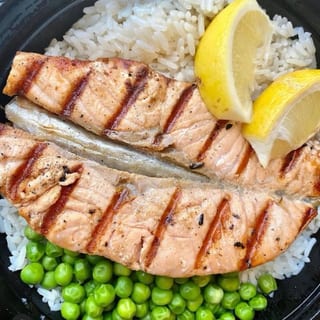 Salmon Steak Kebab