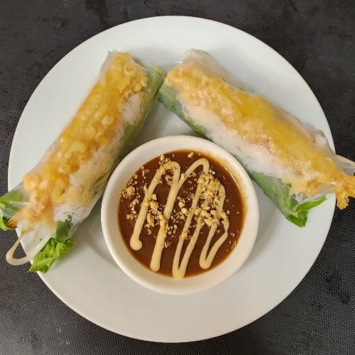 Volcano Shrimps Rolls.