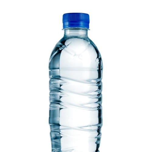 Bottled water.