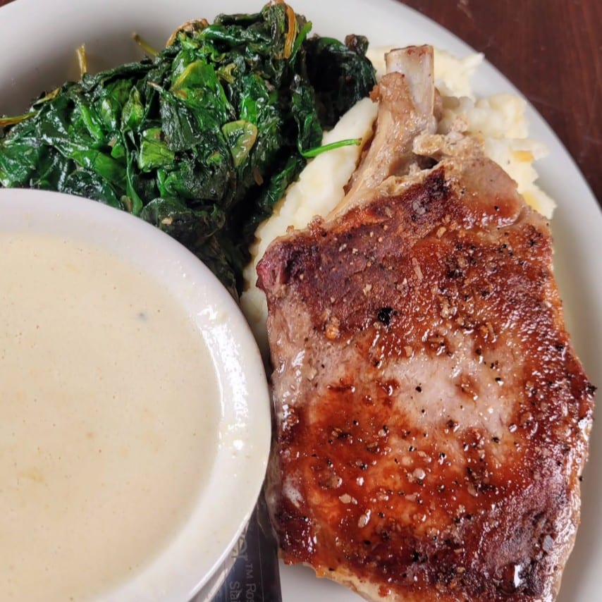 Sous Vide Pork Chop.