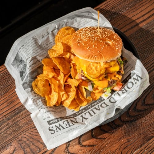 The Big Mick Burger.