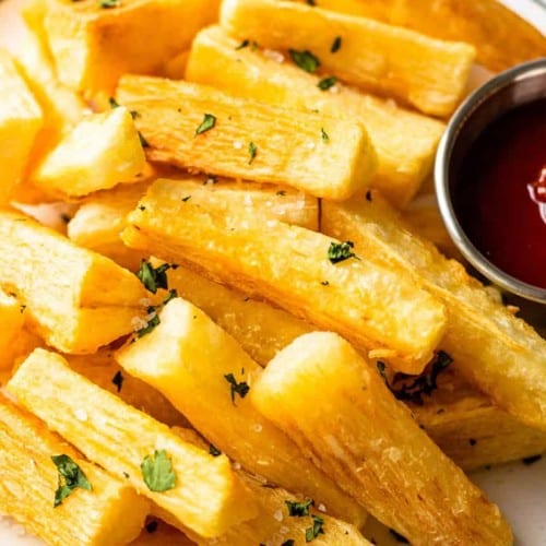 Cassava Fries.