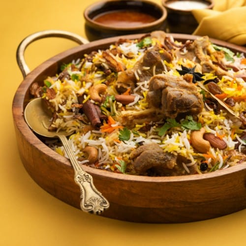 Lamb Biryani.