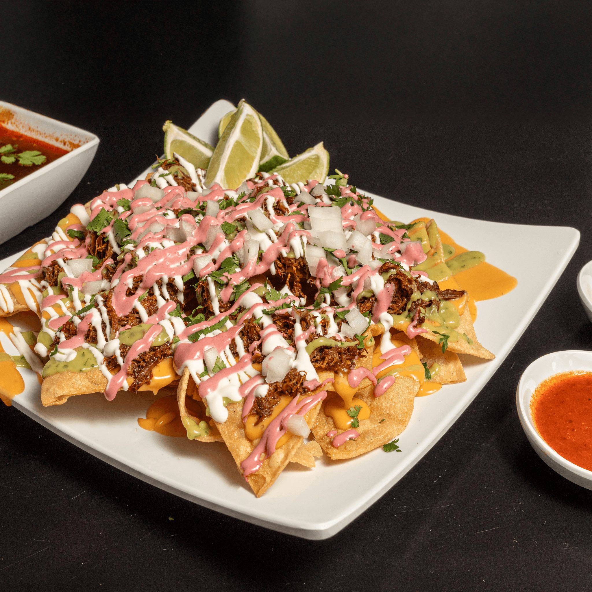 Loaded Nachos + 24 oz Fountain drink.