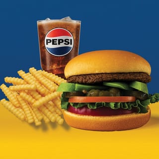 9. Avocado Burger Combo