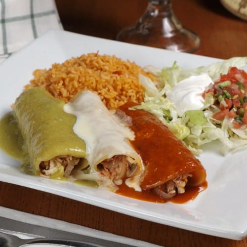Enchiladas Mexicanas.