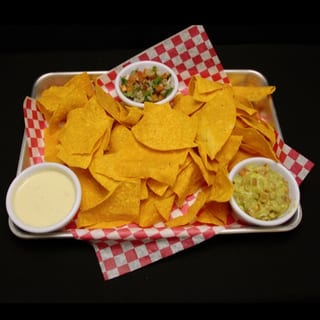 Chips & Guac, Queso, Pico