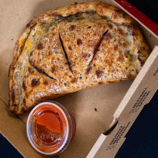 Garlic Butter Oyster Mushroom Calzone