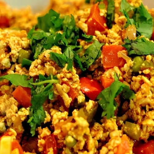 Paneer Bhurji.