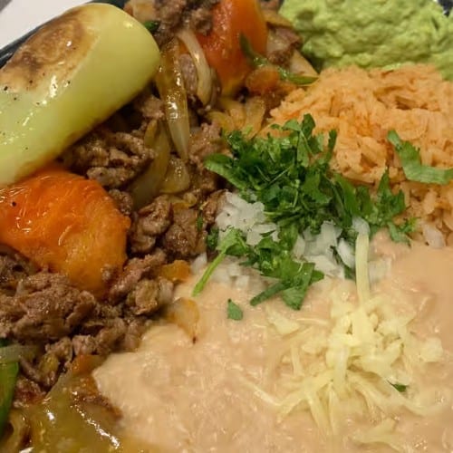 Steak Picado Dinner.