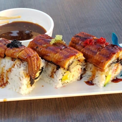 Grilled Eel Roll.