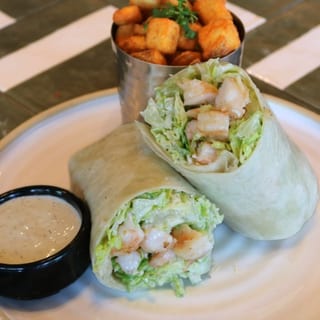 Shrimp Caesar Wrap
