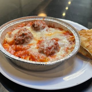 Baked Penne & Meatballs with Marinara