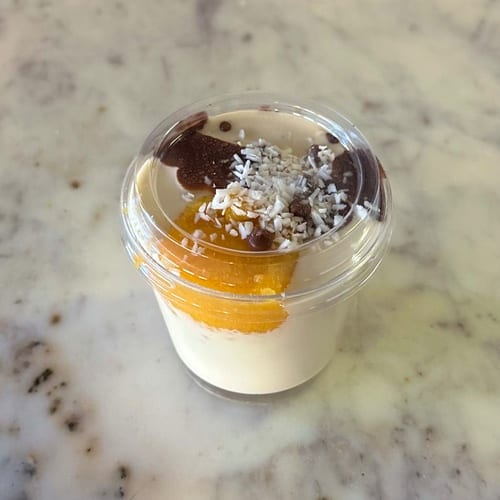 Tahini BLISS PROTEIN PUDDING Vegan&Gluten free.