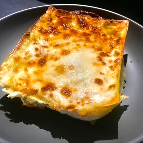 Lasagna Cacio e Pepe.