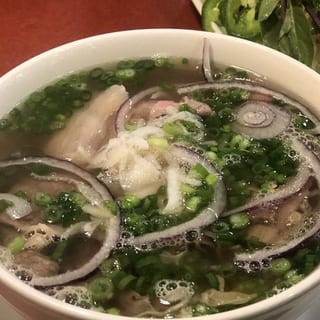 20. Pho Tai Nam Bo Vien / Noodles with Rare Ribeye, Flank, & Beef Ball