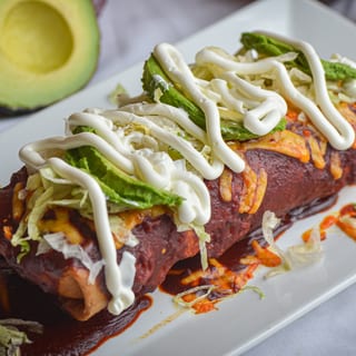 Chili Rojo Chimichanga or Burro