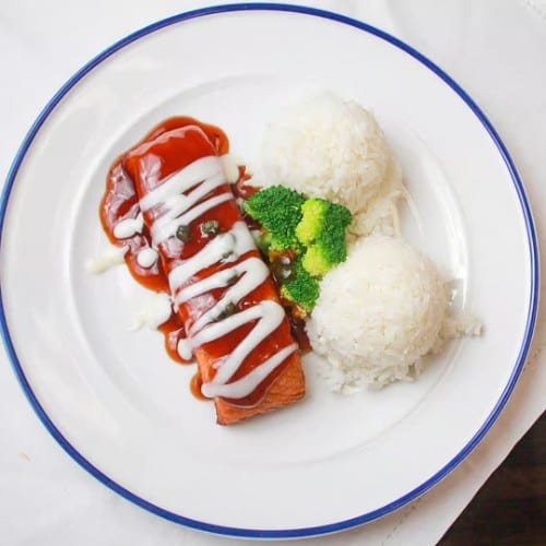 Salmon Teriyaki.