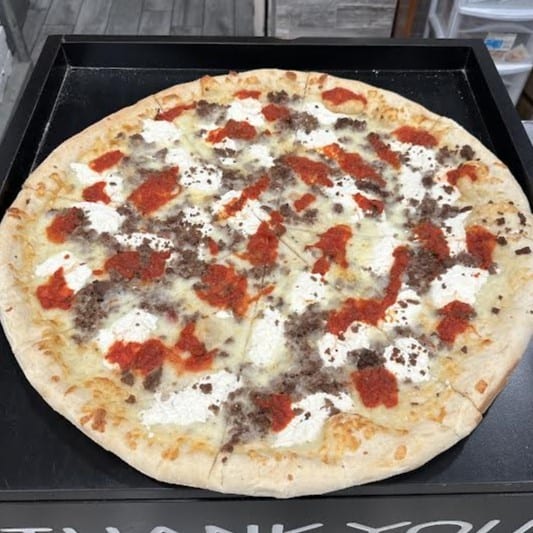 Lasagna Pizza Slice.