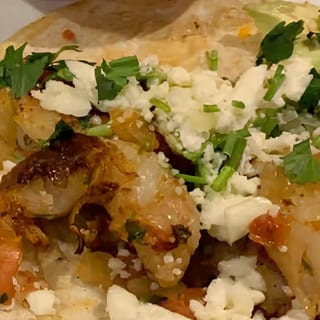 SHRIMP TACOS