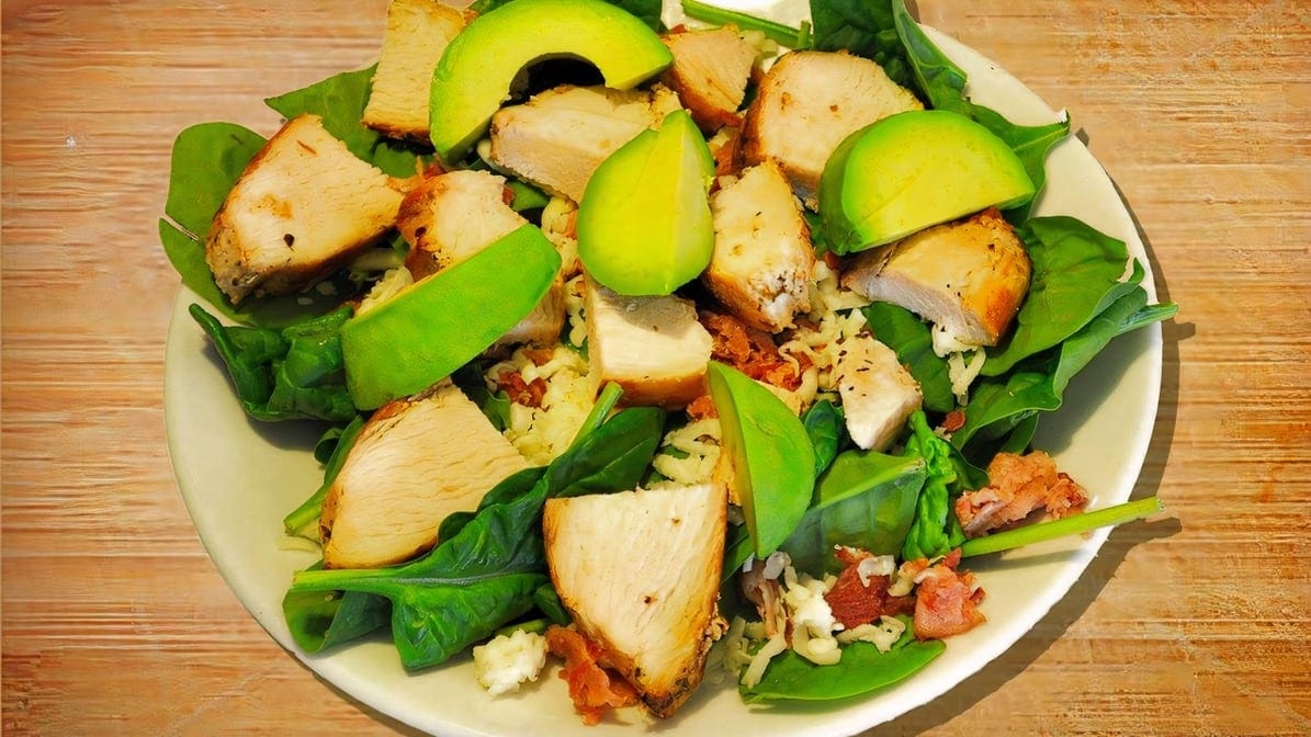 Chicken Caesar Salad.