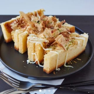 Okonomiyaki (Japanese Egg Sandwich)