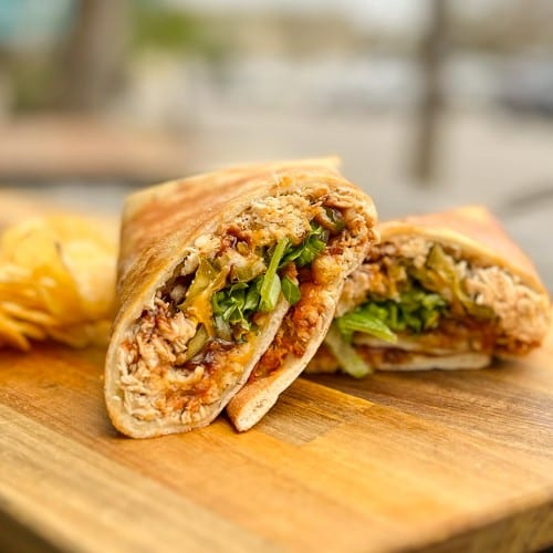 Hot BBQ Chicken Panino.