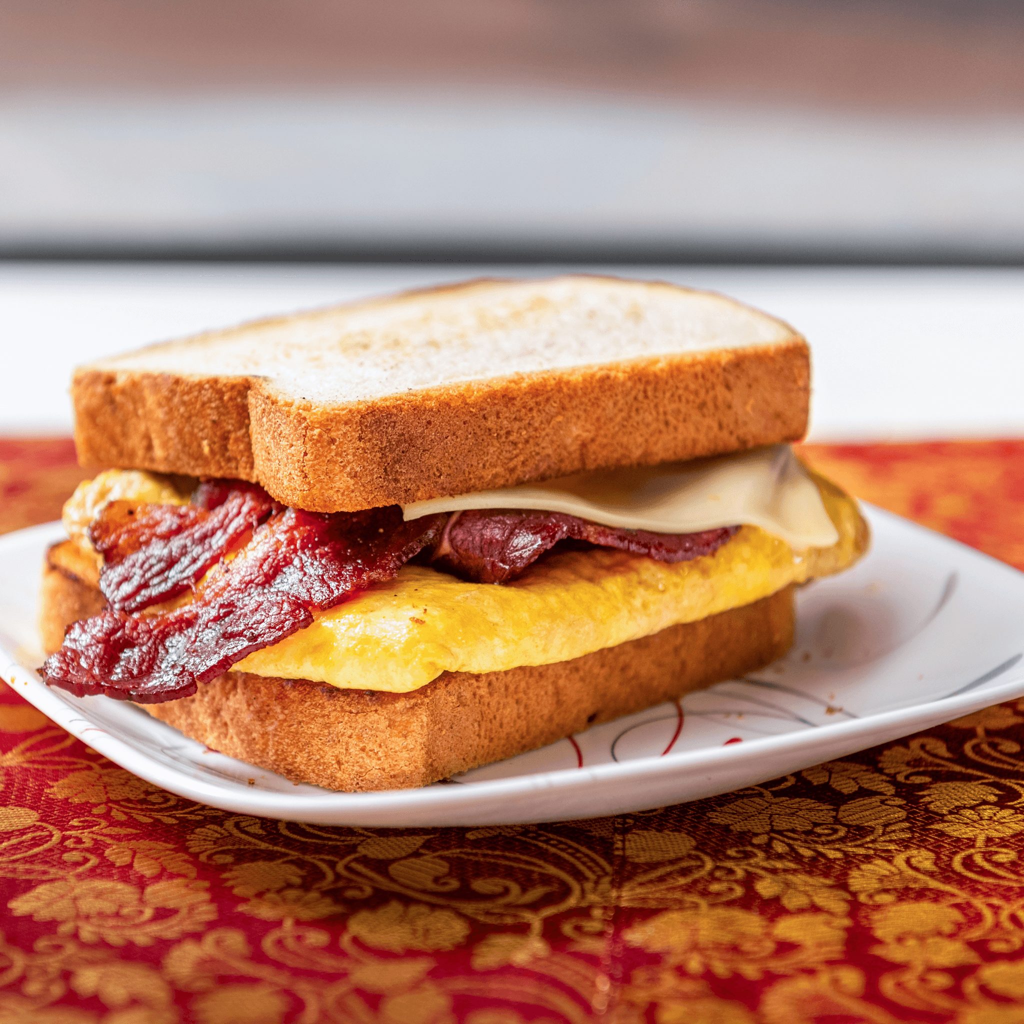 Bacon Egg and Cheese Sandwich.