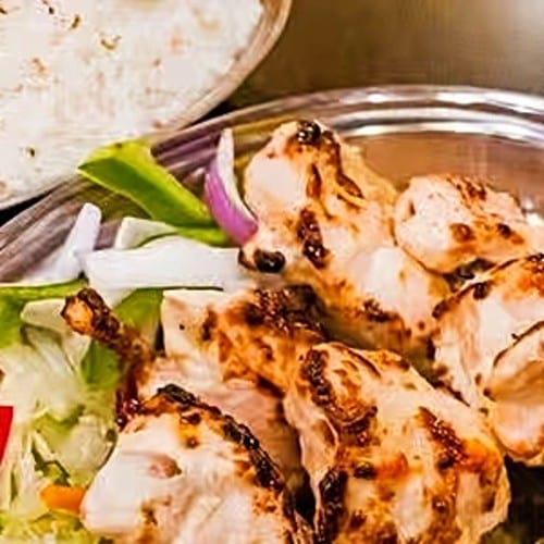 Chicken Malai Kabob (White Meat).