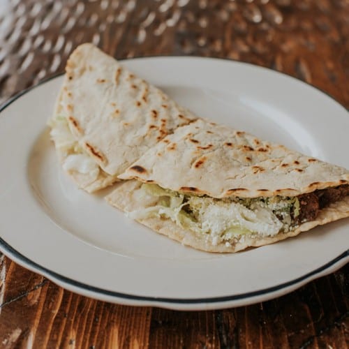 Al Pastor Quesadilla.